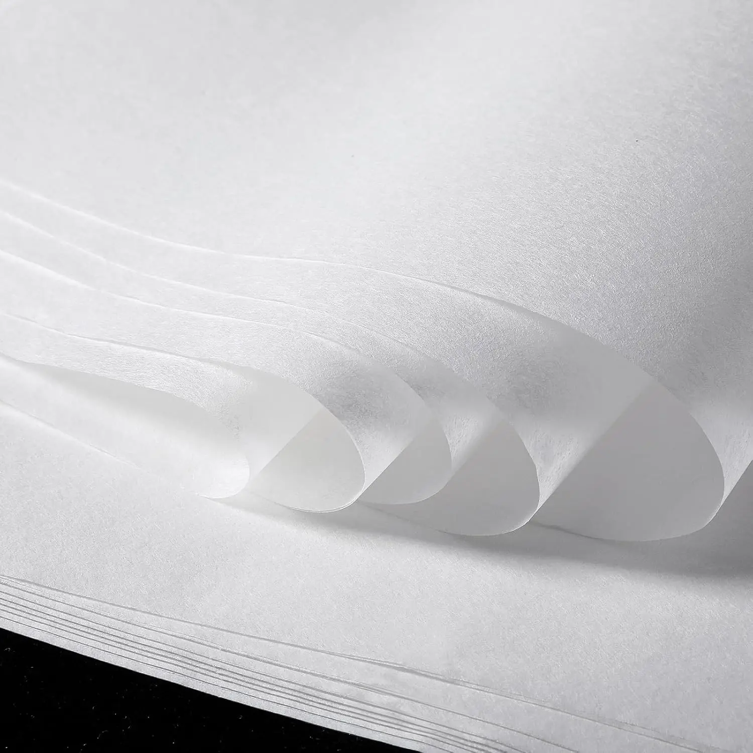 100 Sheets White Handmade Translucent Cicada Wing Gampi Rice Paper Strong Smooth Thin Fiber for Botanical Tracing Calligraphy Decoupage