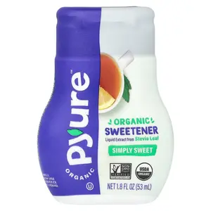 Pyure Organic Liquid Stevia Sweetener, Simply Sweet, 1.8 fl oz (53 ml) Pyure Organic Liquid Stevia Sweetener, Simply Sweet, 1.8 fl oz (53 ml)