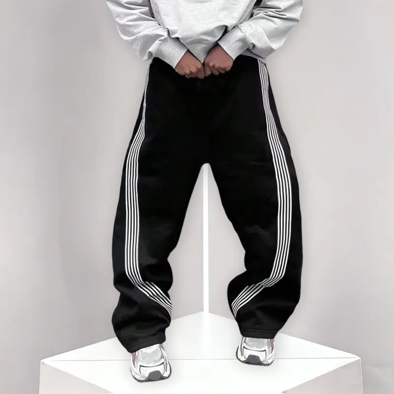 Teen Boys Comfortable Striped Shorts Loose Fit Easy Care School Daily Casual Bottoms Ideal for School and Daily Wear