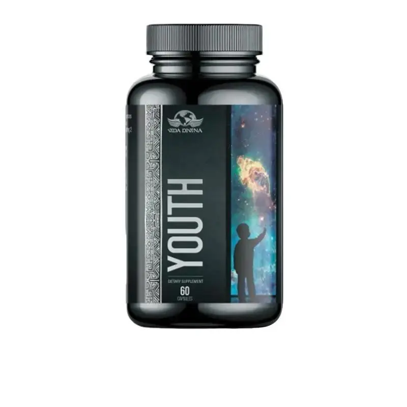 Vida Divina Youth Supplement Natural Vitamin Enhances Youthful Vitality with Natural Ingredients for Optimal Results & Safe Use 60 Capsules