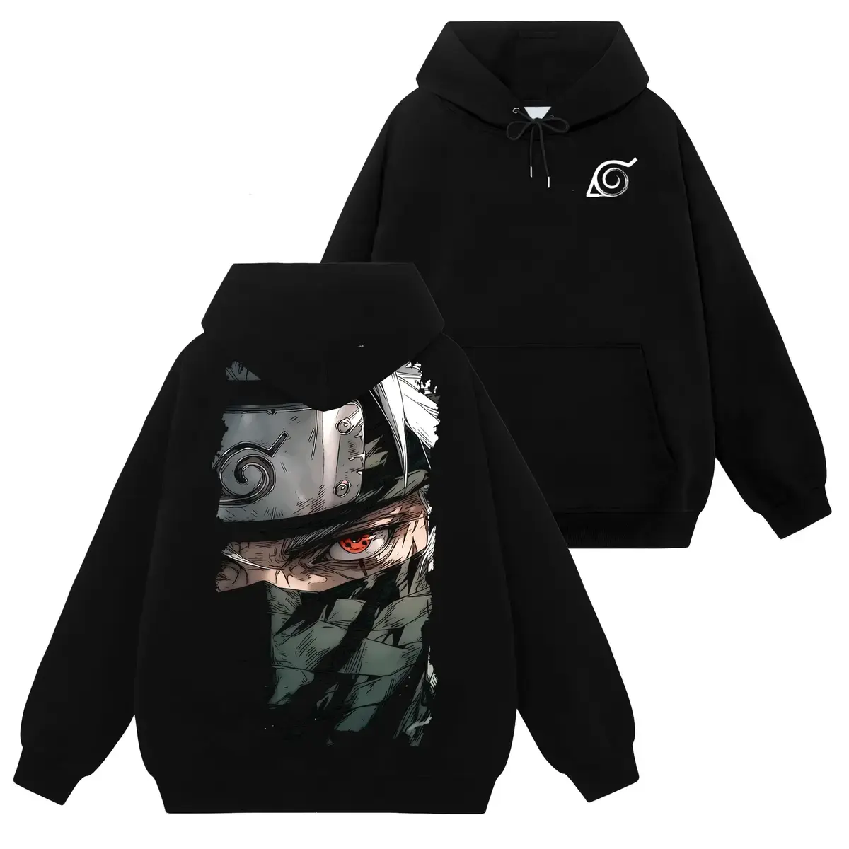 Limited Kakashi Hatake - Naruto Shippuden #98 Hoodie T-Shirt Sweatshirt, Retro Vintage Unisex Graphic 90s Cotton, Gift For Wibu, Anime Manga Y2K Streetwear Fabric Womenswear