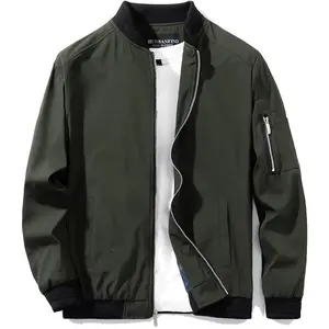 URBANFIND Men's Slim Fit Lightweight Sportswear Jacket Casual Bomber Jacket