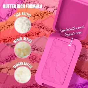 Buttermelt Blush, High Pigment Vegan Powder Blush with Mango Butter, Almond Butter & Shea Butter - Matte