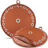 2 Pcs Tortilla Warmer Pouch for Family Meals Microwavable Insulated Cloth with Mexican Pattern Keeps Tortillas Tacos Warm for Taco Night Daily Home Cooking Game Day Party
