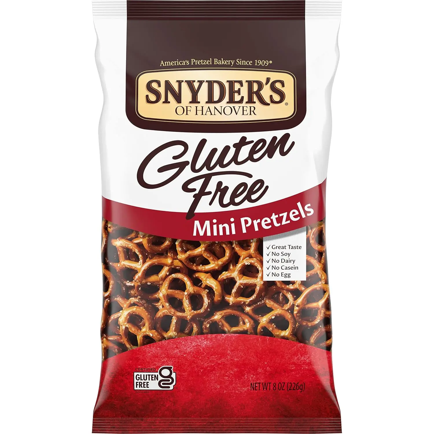 Snyder's of Hanover Gluten Free Mini Pretzels, 8 Oz 1 bag