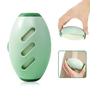 Eco-Friendly Reusable Silicone Lint Roller，Washable Pet Hair Remover，Clothes Lint&Cat/Dog Fur Removal for Furniture Travel | Pet Lover Essential Pet Massage Brush Adjustable Deshedding Tool Cat Bath Bag Portable