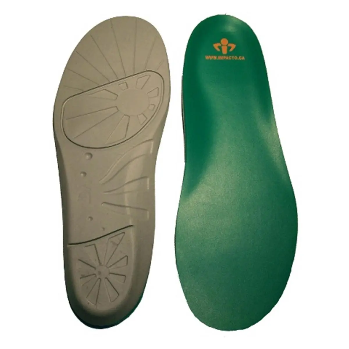 Impacto Airsol Molded Open Cell Foam Insoles - Lightweight Ergonomic Pads for Men & Women, Athletic Arch Support, Fatigue Relief for Work/Sports Footwear (Size M 7-8.5 / W 9-10.5)
