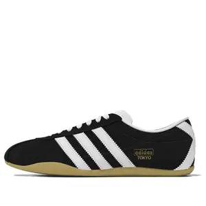 ADIDAS Women's Tokyo Sports Sneakers, Black-White Colorway, Style Code JI0183