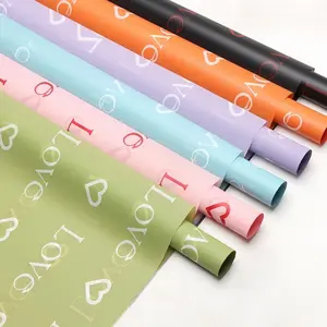 20pcs Waterproof Packaging Paper, Rose Flower Shop Bouquet Gift Decoration Material, Bouquet Wrapper, Birthday, Valentine's Day, Mother's Day, Wedding Party Favors