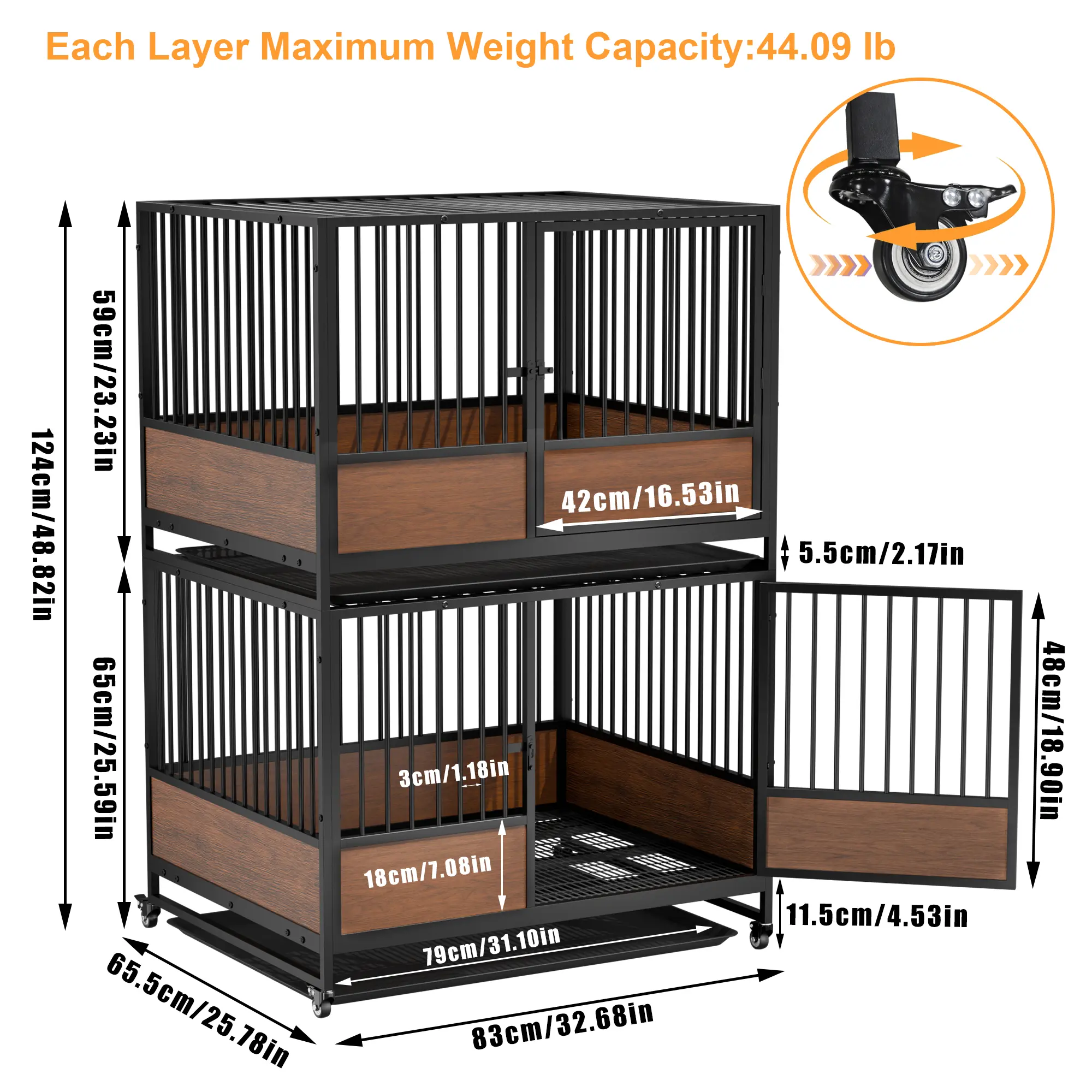 Levels: 2 / Wheels: Yes