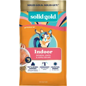 Solid Gold Let’s Stay In™ Salmon Dry Food for Indoor Cats