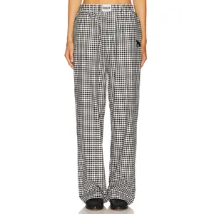 Darlin Gingham Pant in Black