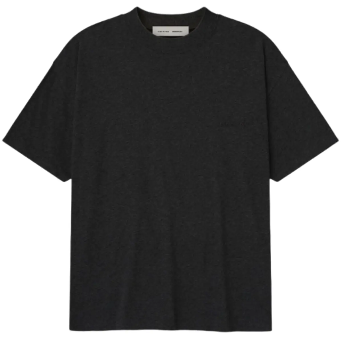 Fear of God Essentials Embroidered Essential Tee Vintage Black Men's Fashion Tops New
