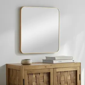 Ockenfels Modern Arched  Gold Wall Mirror