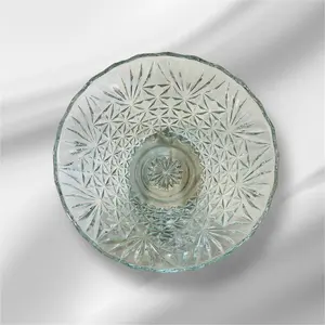 Large Stars Glass Design Bowl
