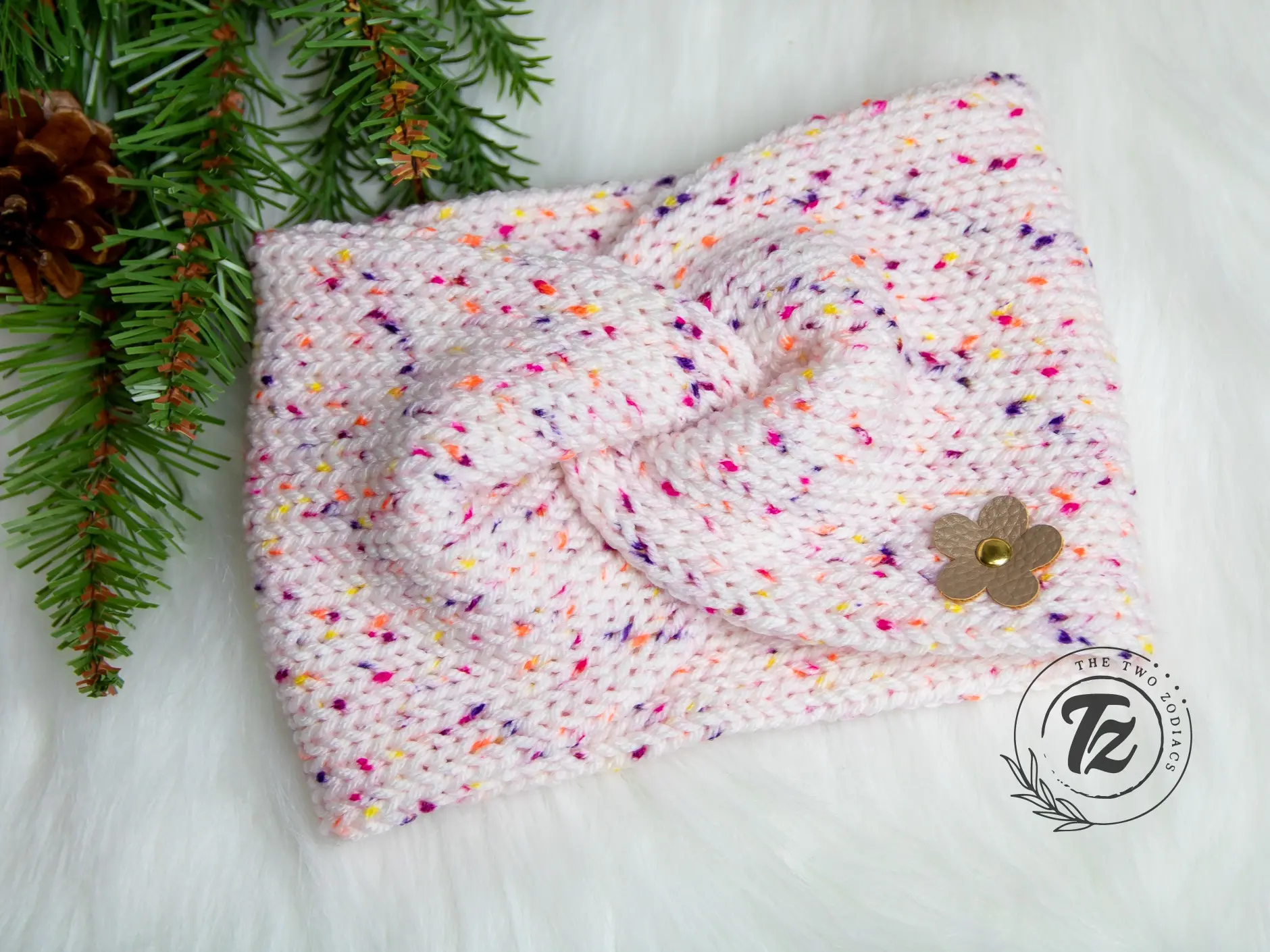 Knitted Ear Warmer Handmade