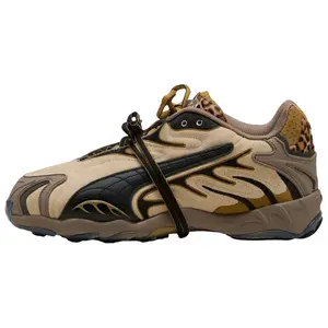 Puma A$AP Rocky x Puma Inhale 'Leopard' Men's Round Toe Laces All Seasons Breathable Mesh Leopard Accents Comfortable Urban Wear