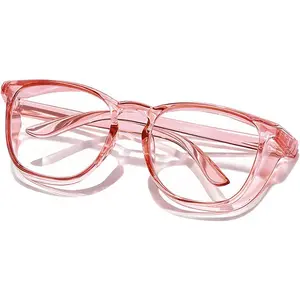 KTINEIC Safety Glasses for Women Anti Fog, Stylish Safety Goggles Nurse Protective Eyewear Anti-Dust Blue Light Filter