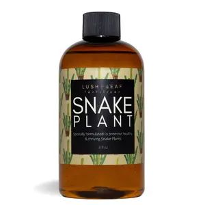Lush Leaf Snake Plant Food Liquid Concentrate Fertilizer for all Varieties of Snake Plants