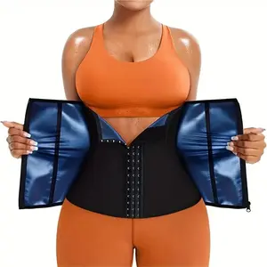 Women's Waist Training Belt, Coated Zipper Buckle Fitness Exercise Waistband, Suitable for Sports Gym Shaping Slimming Belt Workout Accessories Waist Trainer Trimmer