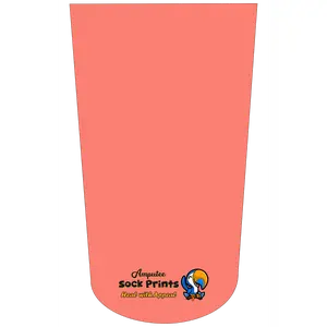 Amputee Sock "salmon", Prosthetic Limb Sock, 3ply Stump Sock