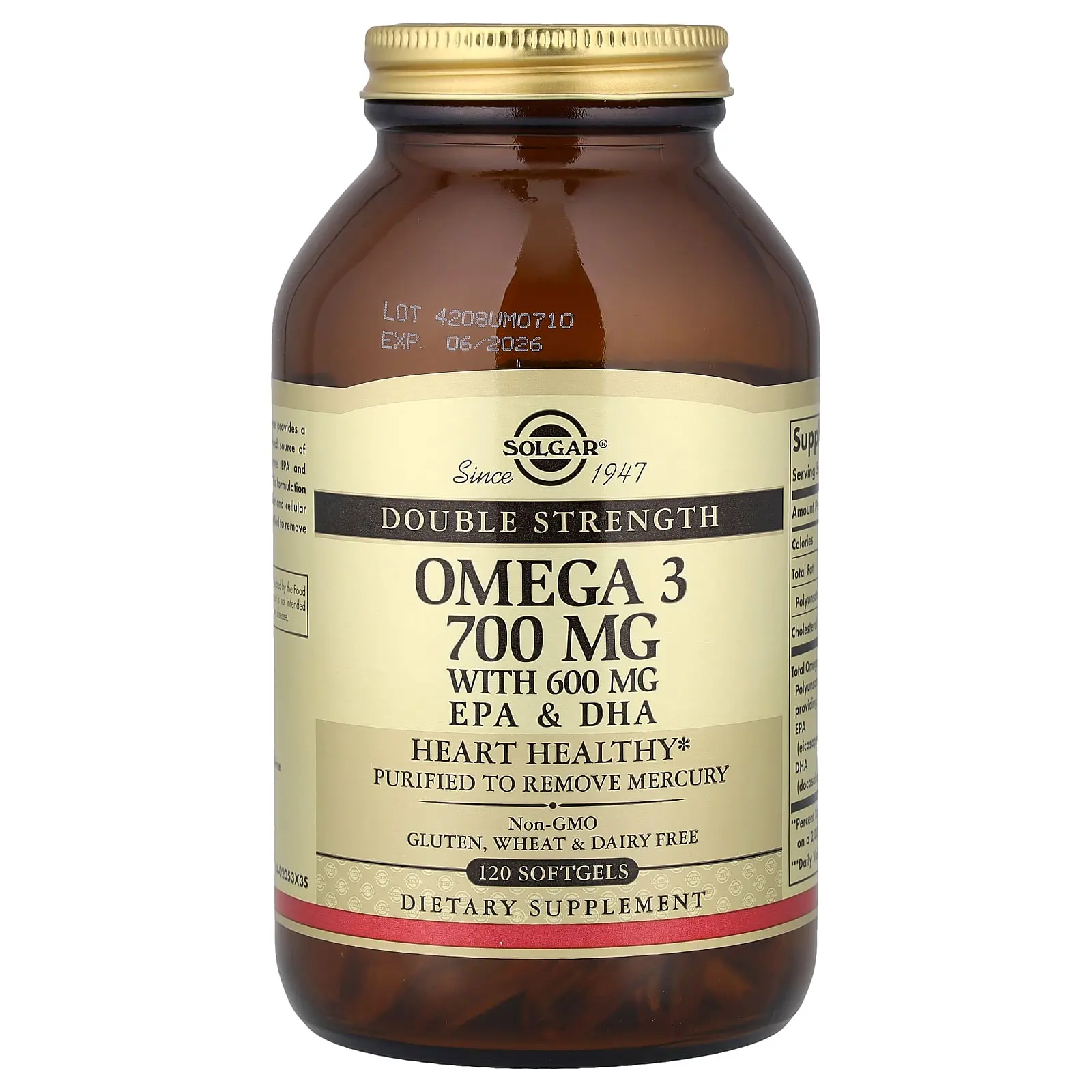 Solgar Omega-3, EPA & DHA, 120 Softgels