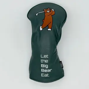 Brown Bear Leather Driver Headcover
