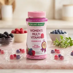 Optimal Solutions Women’s Multivitamin Gummies, Immune & Cellular Energy Support, Raspberry Flavor, 80 Gummies