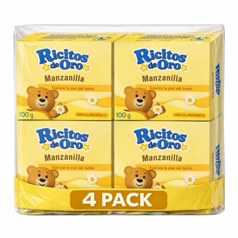 4PkRicitos de oro - chamomile soap / jabón de manzanilla - body wash