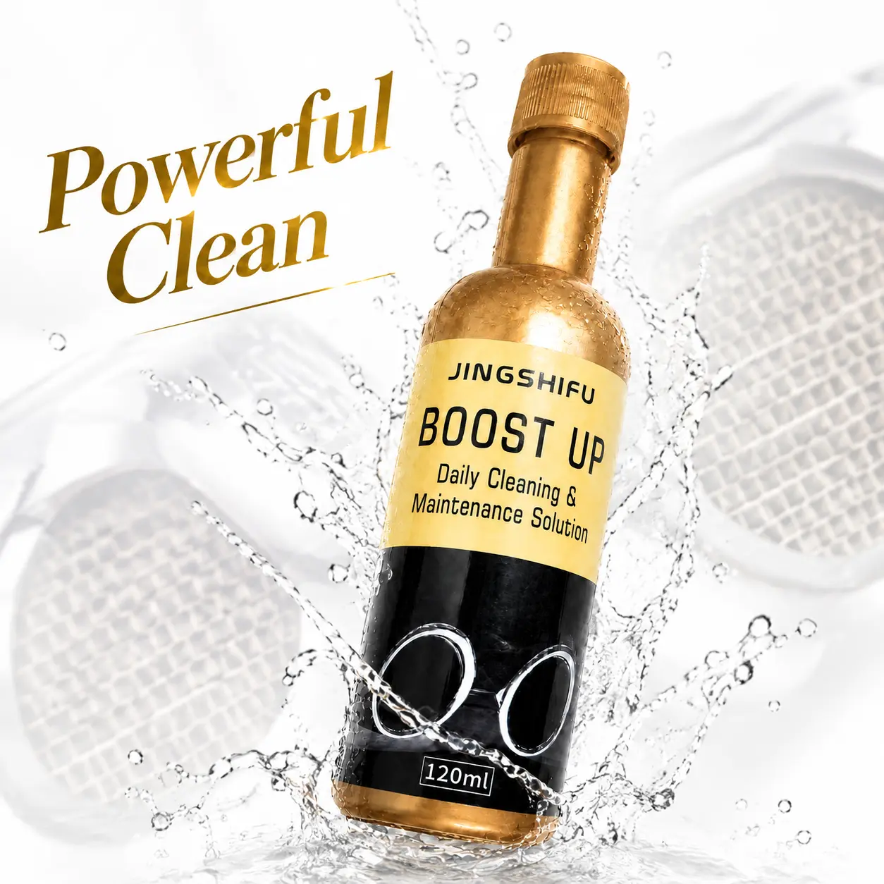 BO0ST UP-Essential for deep cleaning and routine maintenance; removes oil residue and carbon deposits