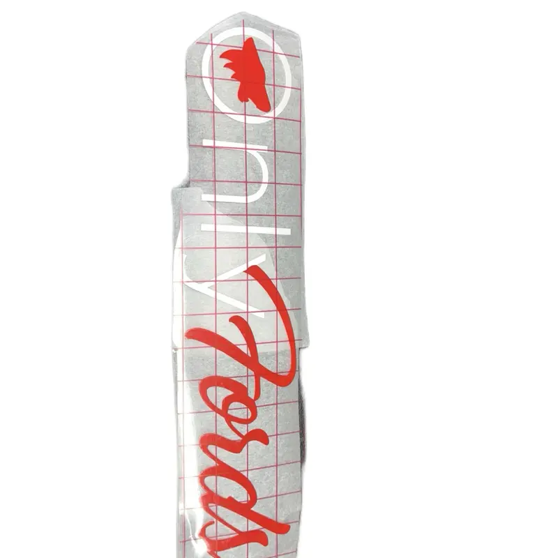 Only Fords Car Decal - Red and white Text  for Ford Vehicles