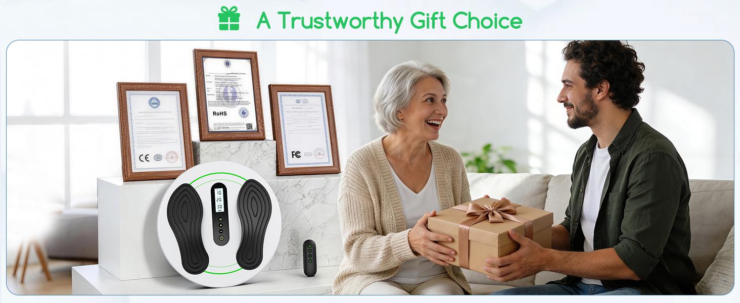 Transcutaneous Electrical Nerve Stimulator, EMS Foot Massager for Neuropathy, EMS Foot Stimulator with 10 Modes 20 Intensities, Electric Foot Massager with 4 TENS Unit Muscle Stimulator Pads