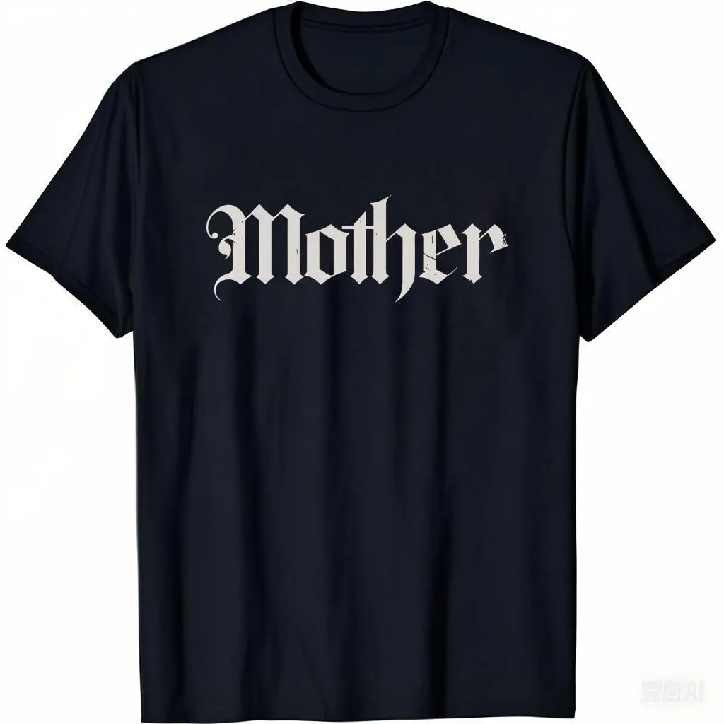 Mother Gothic Shirt  Old English Tee, Goth Mom Shirt, Alternative Mom Outfit, Grunge Mama Gift, Edgy Mothers Day Tee