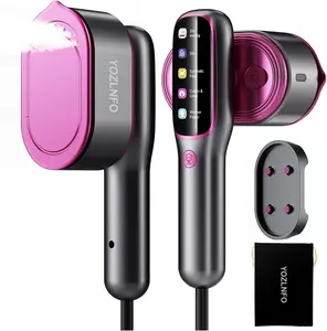 UPGRADE Garment Steamer for Clothes, Portable Travel Clothing Steamer Iron, 7 Mode with LCD Display, 5s Fast Heating, 90° Swivel Handle, New Year Gift