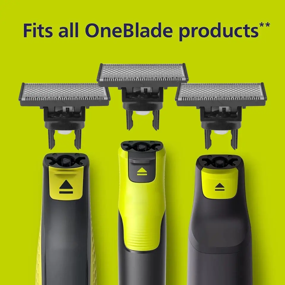Oneblade Replacement Blade Set, Compatible Models Qp2520/qp2530/qp2630/qp6510/qp6520/qp2523, Precision Trimming & Shaving Blades, Shaving Products