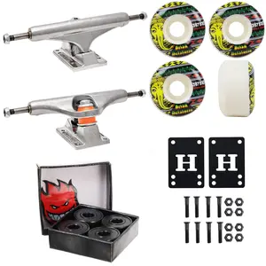 Independent Skateboard Trucks 159 + Satori 52mm 101A Wheels Spitfire Bearings + Hardware