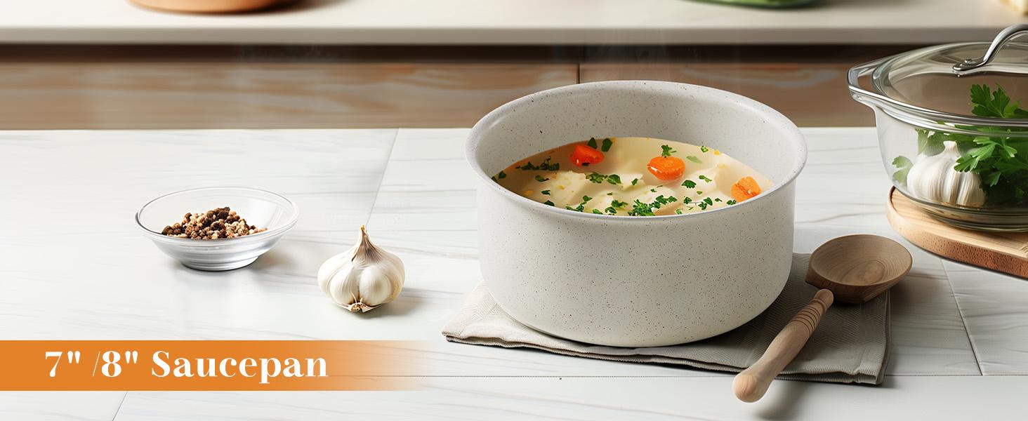 12 Pcs Pots and Pans Set Nonstick - Kitchen Cookware Set with Detachable Handle, Induction Cookware, Dishwasher Oven Safe