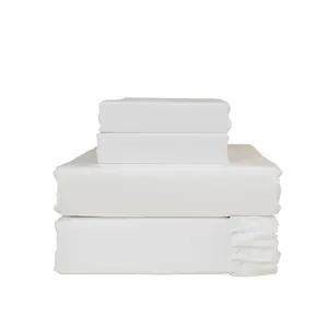 Soft Bamboo Lyocell Bed Sheet Set - Includes Queen Sized Fitted & Flat Sheets and 2 Pillowcases