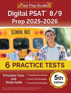 USED-Digital PSAT 8/9 Prep 2025-2026: 6 Practice Tests and Study Guide [5th Edition] by Morrison, Lydia (Paperback)