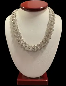 11 mm CZ Miami Cuban Chain Silver