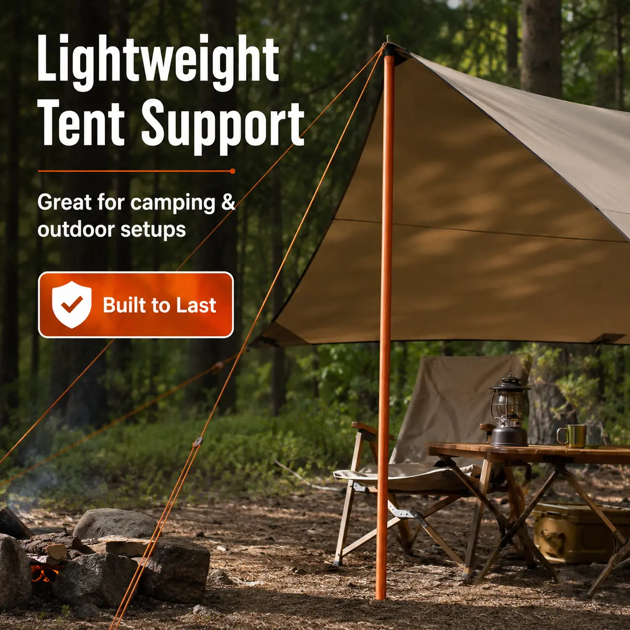 47 inches Wooden Replacement Handle - Sturdy, Durable, Splinter-Free Long-Lasting Accessory for Broom, Mop, Garden Tools