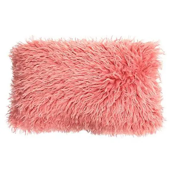 South Street Loft Faux Mongolian Fur Lumbar Pillow South Street Loft Faux Mongolian Fur Lumbar Pillow