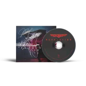 SKILLET REVOLUTION SIGNED CD - Autographed by Skillet Band Members