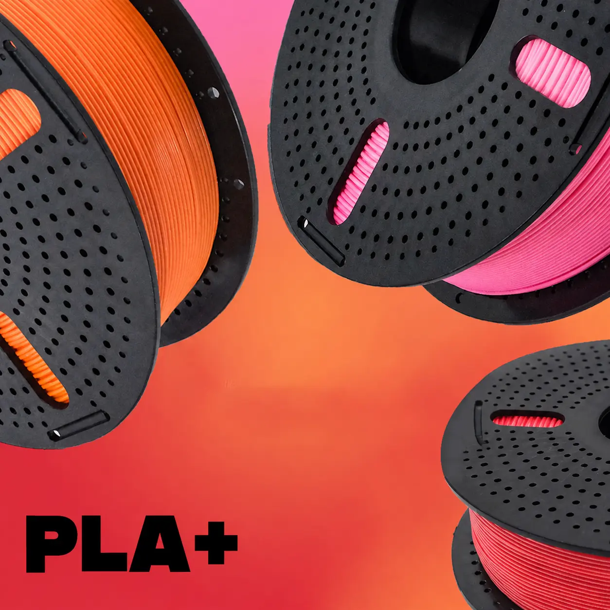 PLA+ 3D Printer Filament, 1.75mm 250g, Clog-Free Print, Smooth Printing, No Stringing for Beginner Crafting & Mini Models