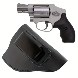 Right Hand Concealed Carrying PU Leather inside Pant Belt Holster