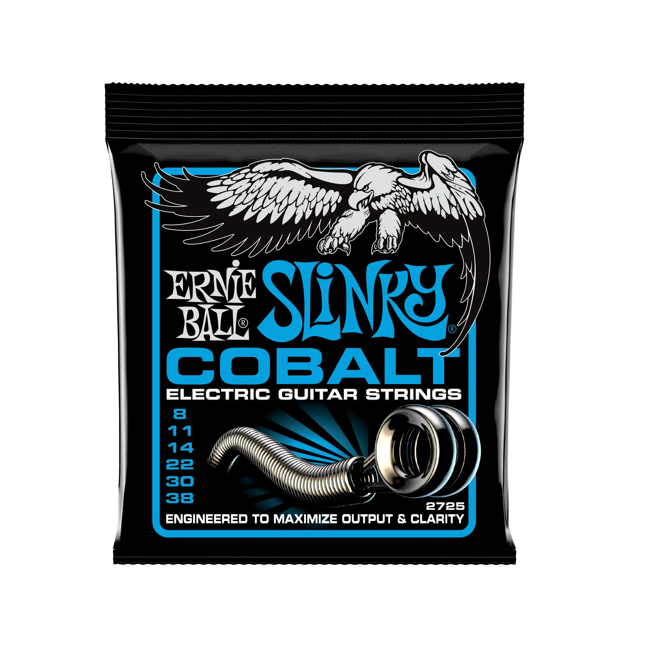 Ernie Ball Extra Slinky Cobalt Electric Guitar Strings - 8-38 Gauge Ernie Ball Extra Slinky Cobalt Electric Guitar Strings - 8-38 Gauge