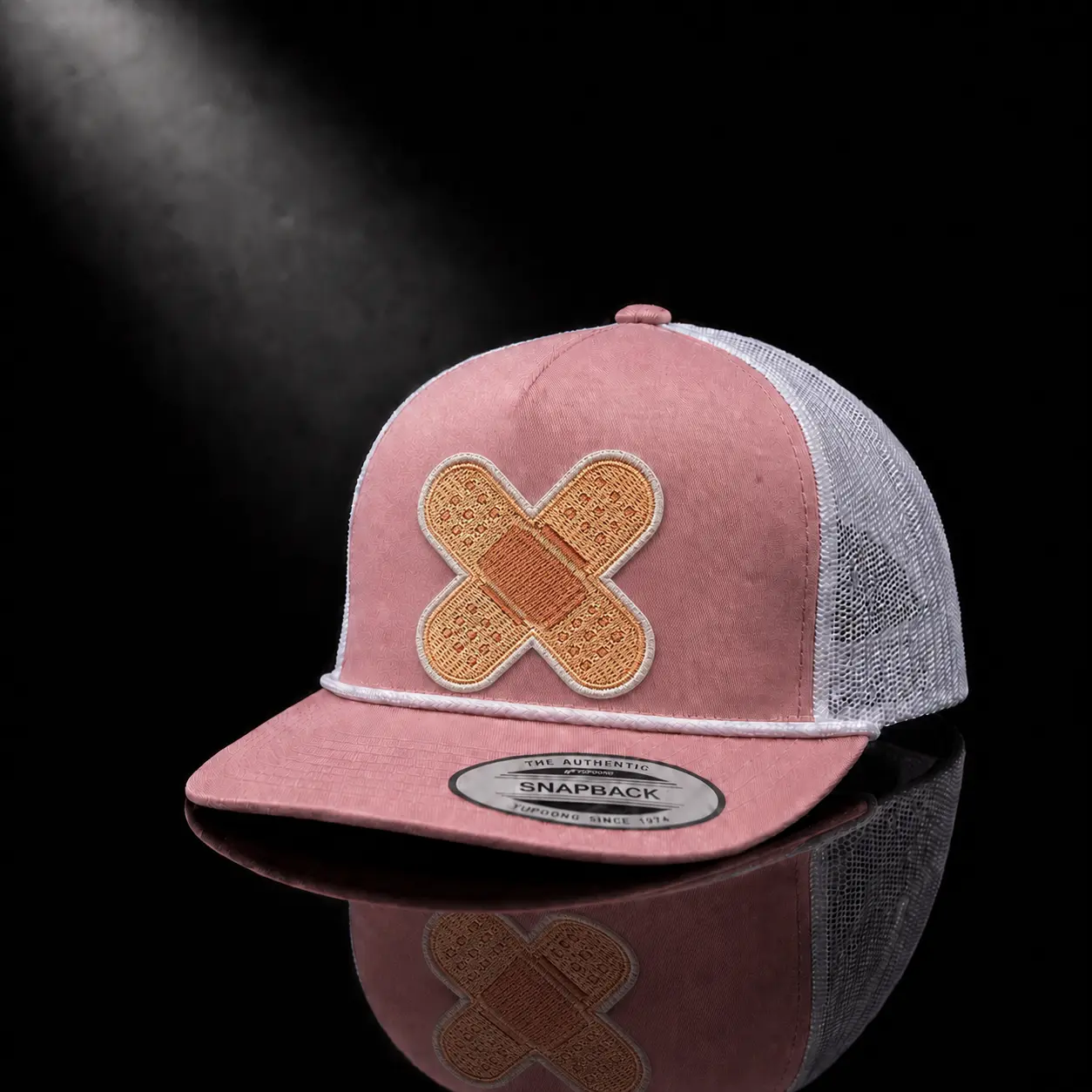 "X Patch Mesh Trucker Cap”