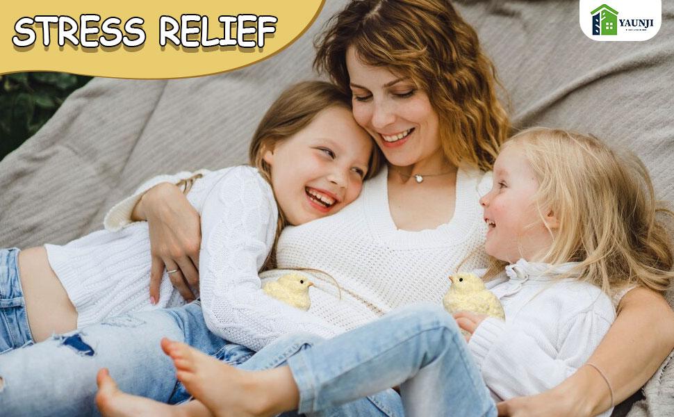 2025 New Gifts 2 Pack - Handmade Chick Squishy Toy Super Soft Squishy Silicone Squeeze Toy Stress Relief, Fidget Toy for Adults Kids Boys Girls Adult Toys TABA