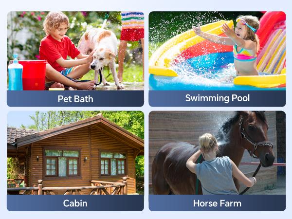 Dolly Hand Cart for Portable Tankless Water Heaters, Mobile Hot Water Washing Station, for Pet Grooming, Horse Stables, Hunting Camp & Camping