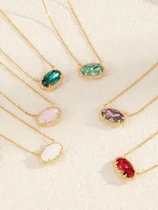 New Women's Zirconia Drop Earrings Necklace Pendants Jewelry, Sweet Romantic Luxury, Elegant Accessories for Special Occasions
